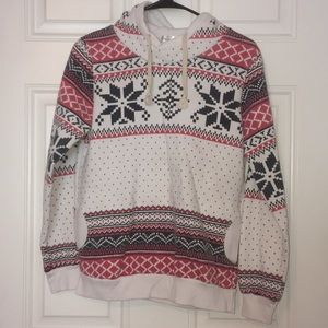 Patterned Hoodie